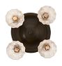 Vintage Traditional 4-Light Flush Mount