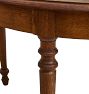 Vintage Traditional Half-Round Wood Table