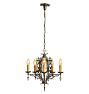 Chandelier deco 5 light candle