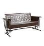 Bench outdoor patio glider 3 seat