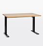 Humanscale® Float Sit + Stand Desk - White Oak with Black Base