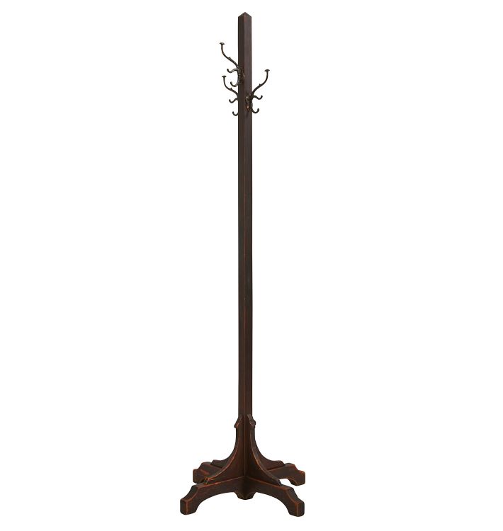 Vintage Decorative Base Coat Hat Rack Hall Tree | Rejuvenation