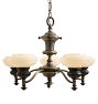 Vintage Classical Revival 6-Light Chandelier