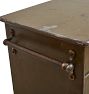Vintage Industrial Steel Rolling Cabinet