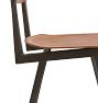 Vintage Midcentury Modern Steel Chair with Wood Seat