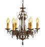 Vintage Romance Revival 6-Light Candle Chandelier