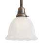 Rose City Pendant with Vintage Glass Bell Shade