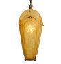 Vintage Art Deco Pendant with Slipper Shade