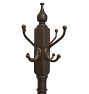 Vintage Black Traditional Coat Hat Rack Hall Tree