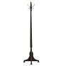 Vintage Black Traditional Coat Hat Rack Hall Tree