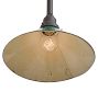 Vintage Industrial Pendant with Rustic Green Down Shade