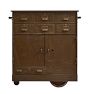 Vintage Industrial Steel Rolling Cabinet