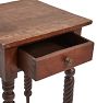 Vintage Traditional Single-Drawer Wood Night Stand