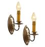 Vintage Pair of Silver Plated Candle Sconces