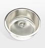 Haynes Round Kitchen Prep Sink, 18" x 8"