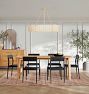 Willamette 48" Linear Chandelier, Champagne Glass