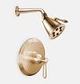 Montecito Lever Handle Pressure Balanced Shower Set, Satin Bronze PVD