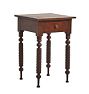 Vintage Traditional Single-Drawer Wood Night Stand