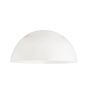 Jackson Shade, 10" Diameter Bowl - Cased White - Cased White Glass Shade