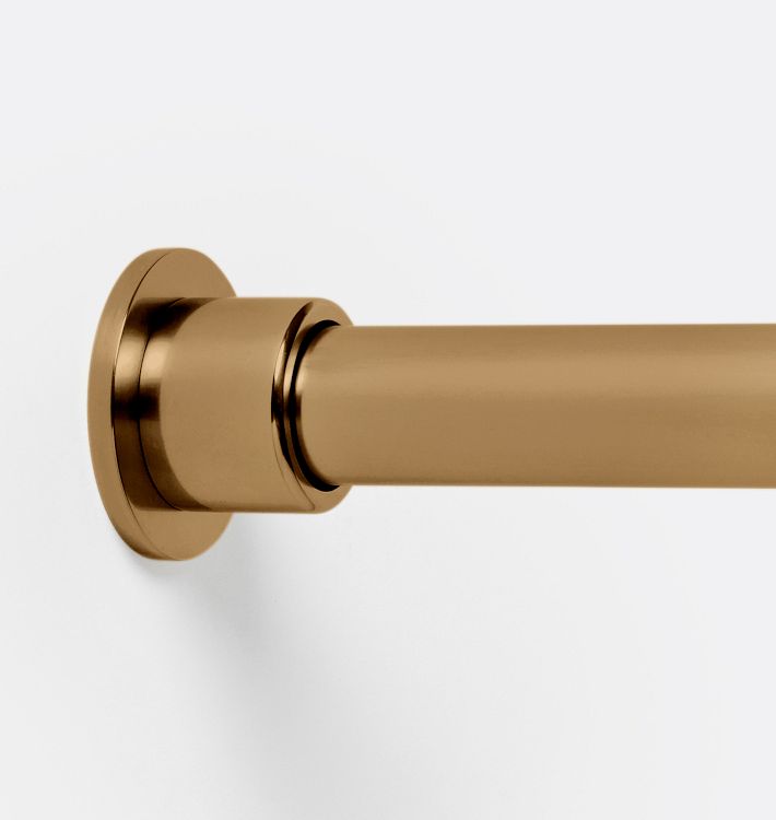 Modern Shower Curtain Rod and Brackets-72 inch