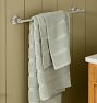 Waffle Stripe Organic Terry Cotton Towel, Set of 4