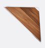 Carter 14" Teak Corner Shower Shelf