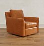 McNary Leather Swivel Chair