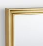Traditional Beveled Metal Frame Mirror