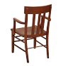 Vintage Slat Back Banker-Style Chair