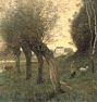 Landscape With Pollard Willows Reproduction Wall Art Print