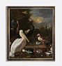 The Floating Feather Framed Reproduction Wall Art Print 17"x19" by Melchior d'Hondecoeter