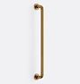 Ansel Appliance Pull, 12" - Heritage Brass