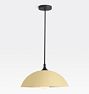 Poplar Pendant, Oil-Rubbed Bronze - Matte Buttercup