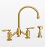 Hampton Bridge Kitchen Faucet, With Sprayer