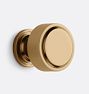 Ansel Cabinet Knob, Heritage Brass