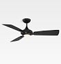 Mykonos LED Ceiling Fan, Matte Black
