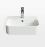 Augustine Wall Mount Sink - 17" - Monohole - White