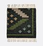 Waite Flatweave Rug, Swatch - Black