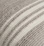 Textured Woven Stripe Pillow Cover