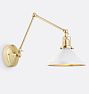 Imbrie Articulating Sconce, Aged Brass