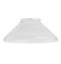 15" Eastmoreland Cone Shade - 6" Fitter - Clear