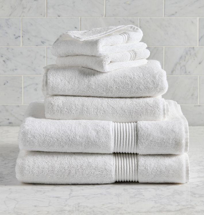 Aerocotton Plush Organic Towel - Set of 6 - Set of 6 - Snow