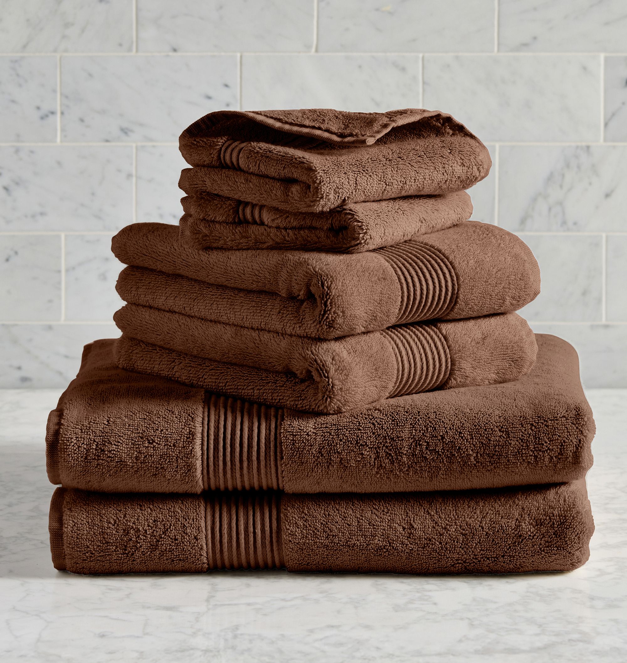Aerocotton Plush Organic Towels Set of 6