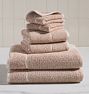 Heathered Terry Organic Cotton Towel, Set of 6