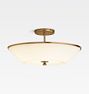 Open Box: Howell LED Semi-Flush Mount (18") - Heritage Brass