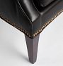 Clinton Modern Wingback Leather Chair