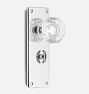 Benson Interior Door Set, Privacy - Bolt with Ocatagon Polished Chrome
