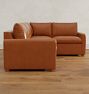 Roswell Leather 4-Piece Sectional Sofa