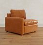 Roswell Leather Arm Chair Sectional Component