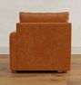 Roswell Leather Arm Chair Sectional Component